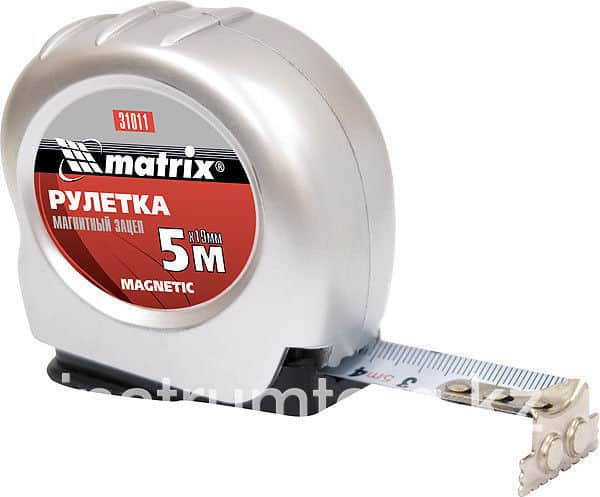 Рулетка Magnetik магнитный зацеп 5м 19мм MATRIX