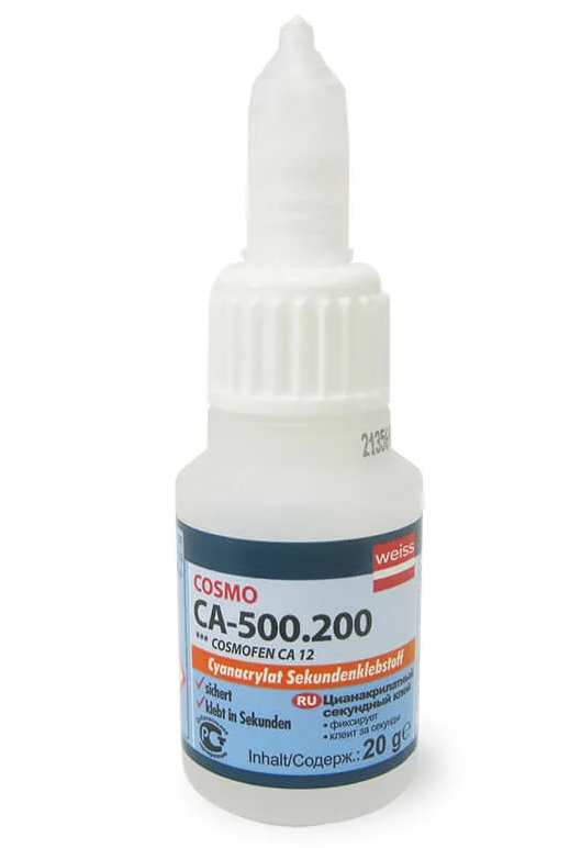 Клей COSMOFEN CA 12, цианакрилатный, 20гр. 						