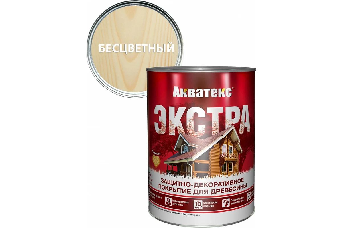 Пропитка для дерева Акватекс-Экстра  0,8л бесцветный