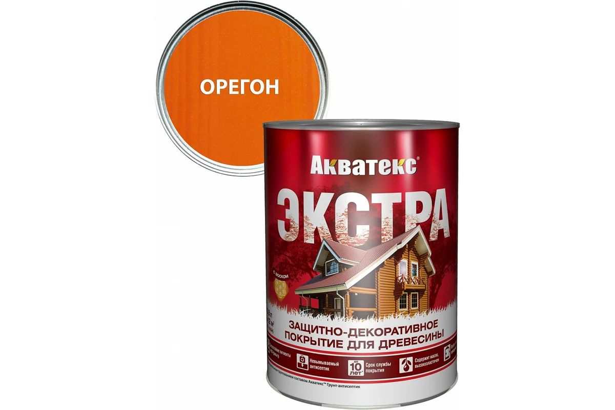 Пропитка для дерева Акватекс-Экстра  0,8л орегон
