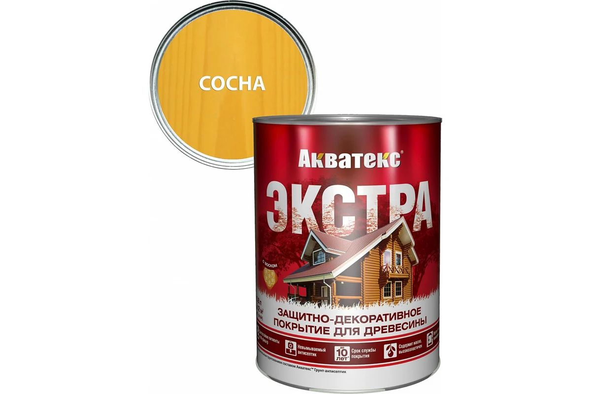 Пропитка для дерева Акватекс-Экстра  0,8л сосна