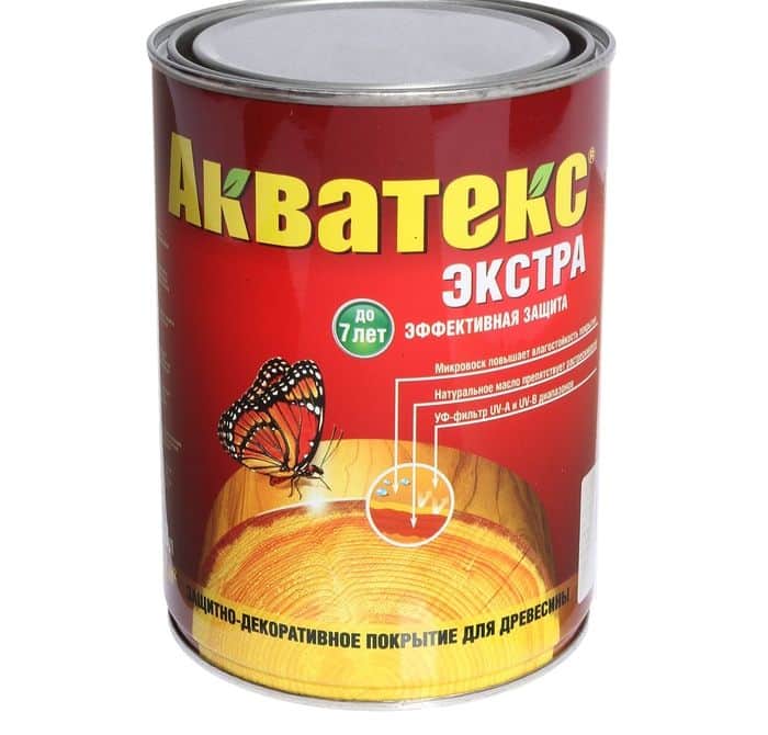 Пропитка для дерева Акватекс-Экстра  0,8л орех