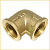 Уголок латунный 3/4" г-г SALPICA *